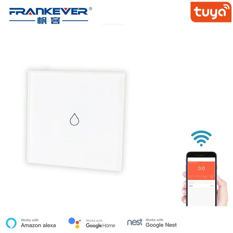 

FrankEver EU WiFi Boiler Switch Heater Switch Tuya Smart Life App Remote Control Timer Voice Control Google Home Alexa