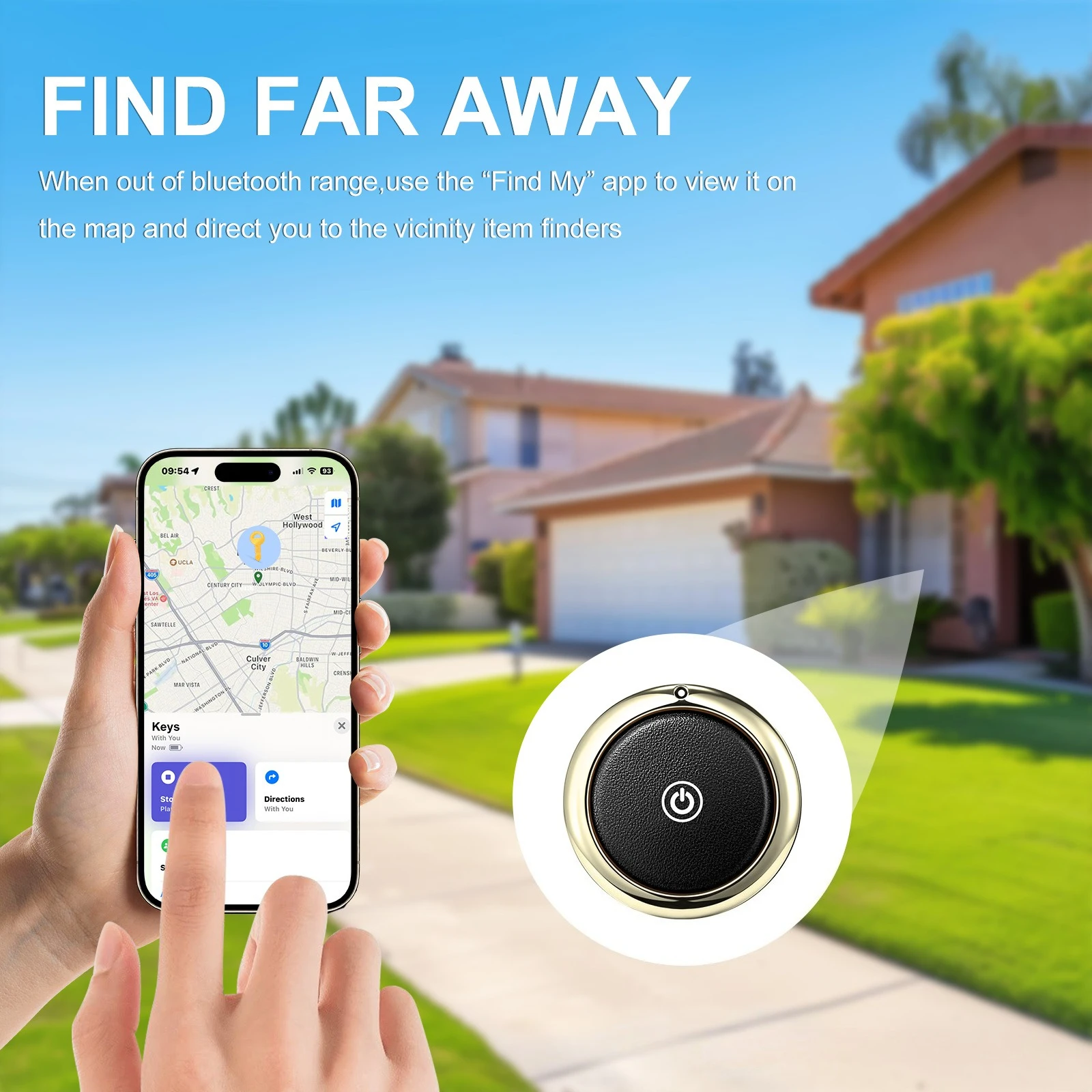 Alat Anti Hilang Kulit Airtag Untuk IOS FindMy Pelacak Global Gantungan Kunci Dompet Ransel Alat Anti Hilang