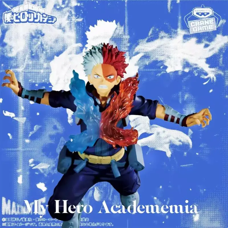 

100% натуральная Bandai Namco Banpresto My Hero Academia Amazing Plus Todoroki Shoto, фигурка из ПВХ, модель, коллекционная игрушка в подарок на складе