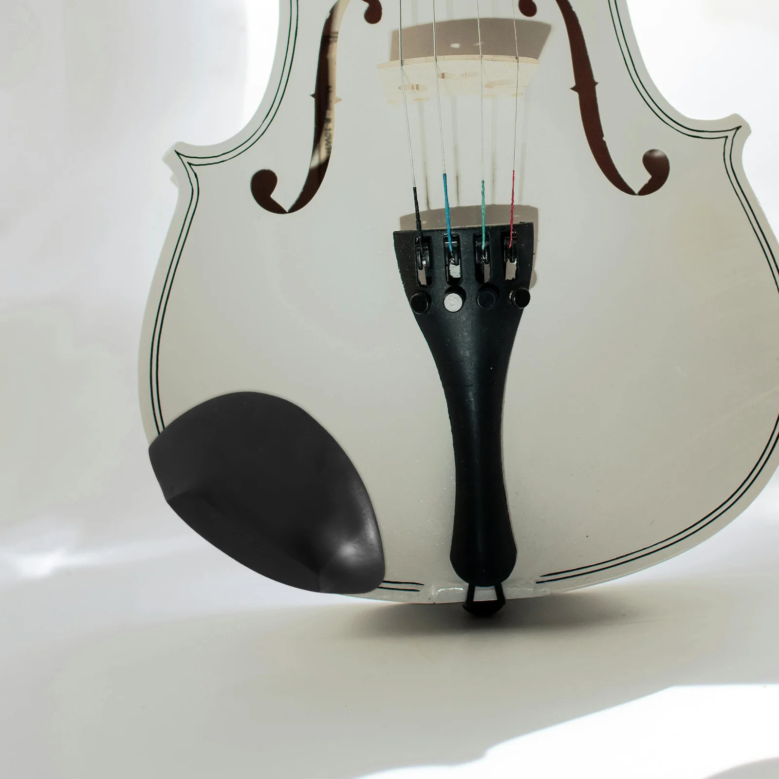 

Violin Chin Rest Ebony Stable Professional Support Comfortable Fit for Long Playing Sessions Violin Instrument Supply Part