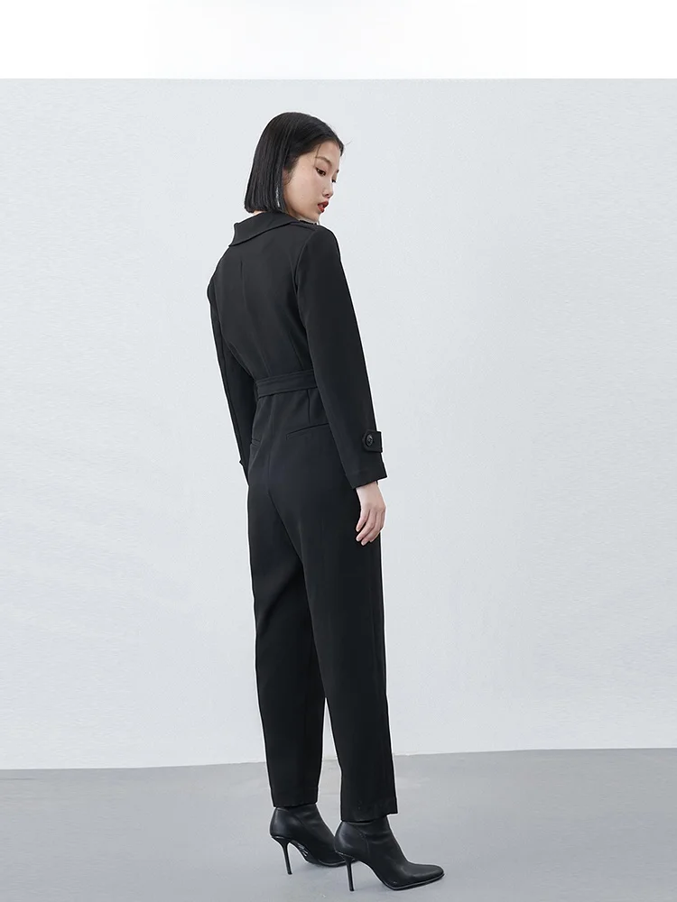   Tuta Intera Primaverile Estiva con Pantaloni a Carota, Tessuto Leggero in Poliestere, Comoda Tuta da Donna per il Lavoro