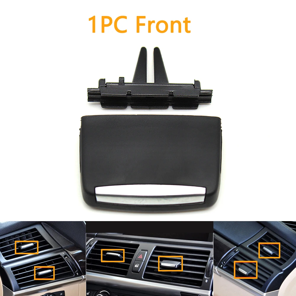 Kit de reparación de Clip de lengüeta de salida de ventilación de aire acondicionado, accesorios interiores de coche, centro delantero y trasero,