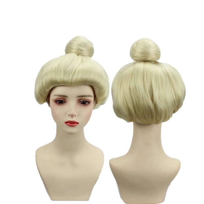 

Ladies Wig Party Wig Short Golden Women's Wigs