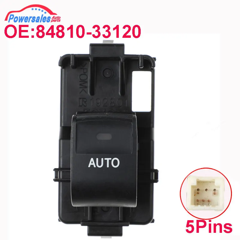 New Window Control Switch Button For 2010-2015 Toyota Prius Camry 84810-33120 8481033120