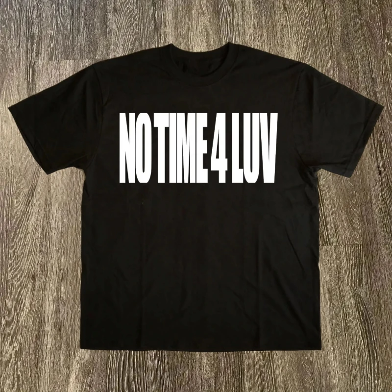 

Hip-hop punk men's and women's T-shirts and tops, casual Harajuku pure cotton crew neck loose street wear Gothic letter printing