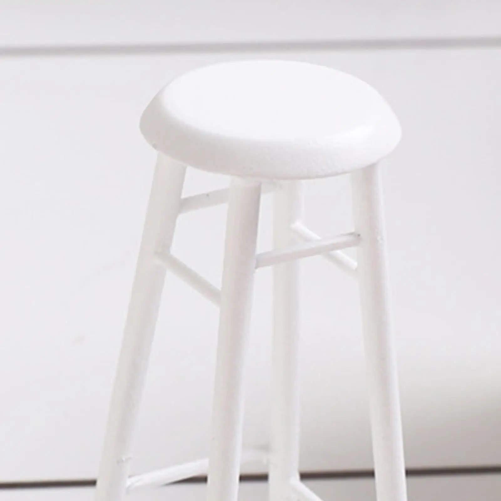 1:12 Scale Dollhouse Stool Furniture Miniature Office Scenery Decoration