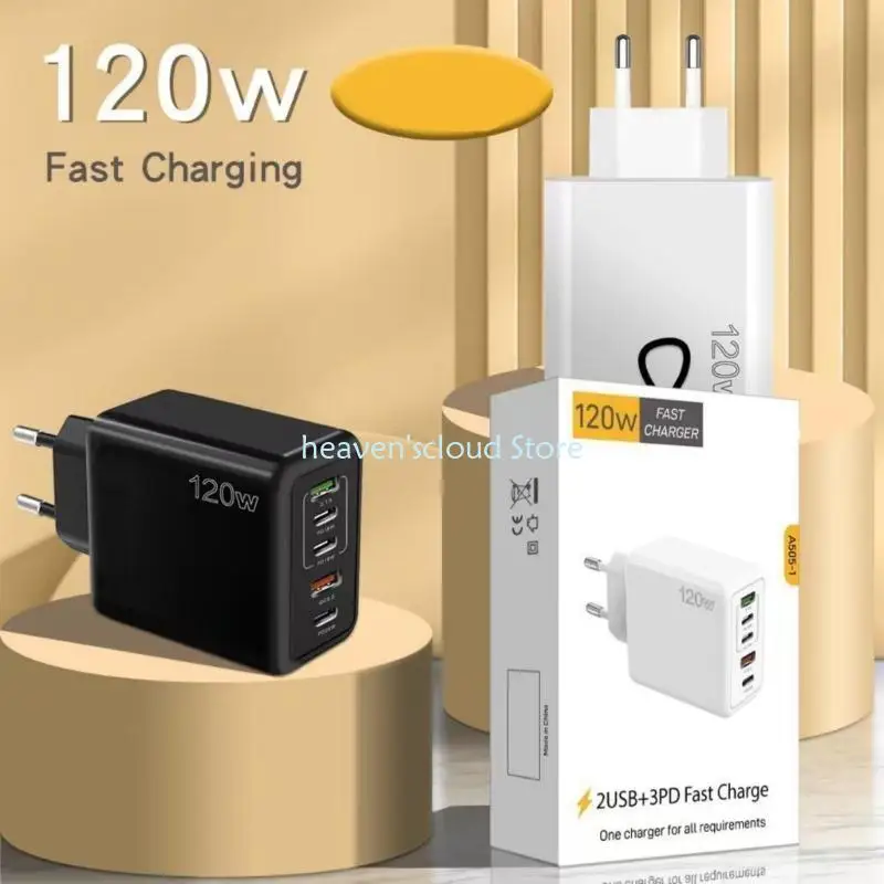 y88b USB C شاحن شحن سريع 120W USB Type C chargers PD QC3.0 ADAPTE الهاتف المحمول
