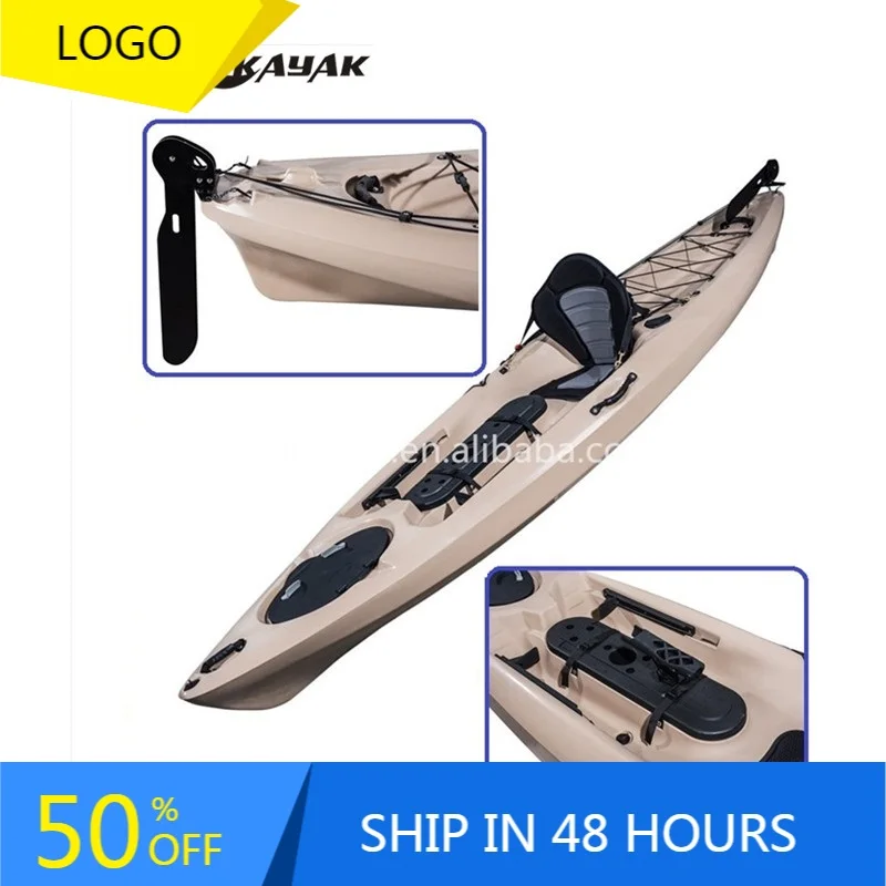 Aluminum Foot‑Pedal Rudder Kit, Non‑Inflatable Kayak Accessories For Water Boats