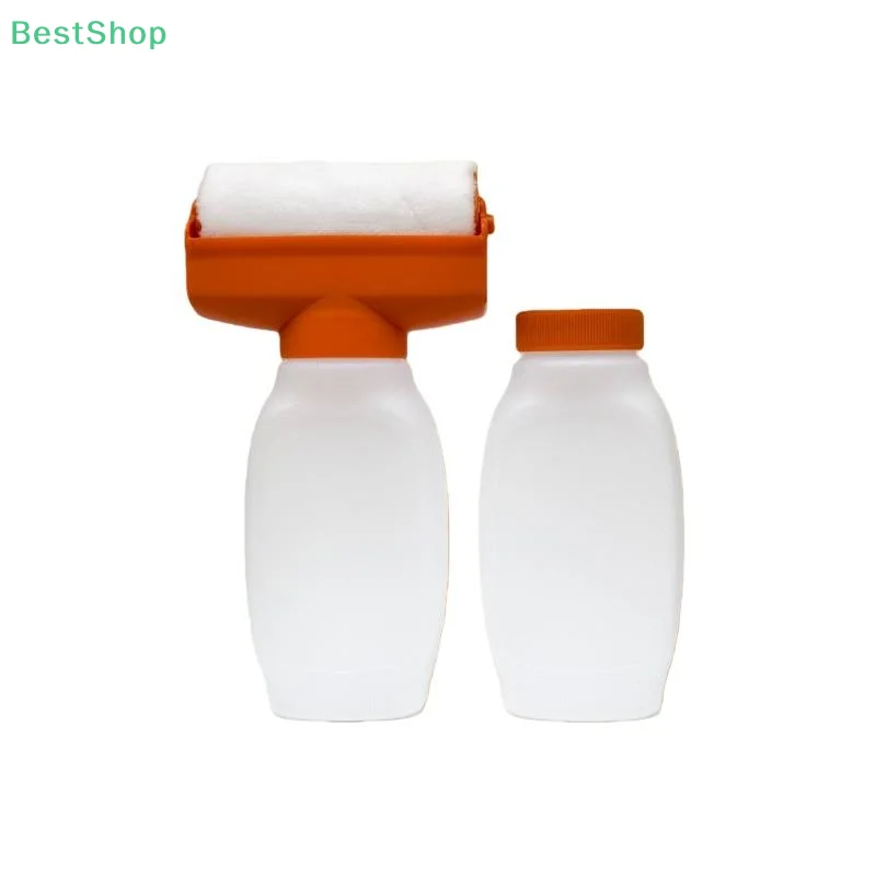 

1Pcs Wall Repair And Touch-Up Tool Reusable 350ml Paint Roller Brush Water Based Latex Paint Plastic Bottle DIY Accessories