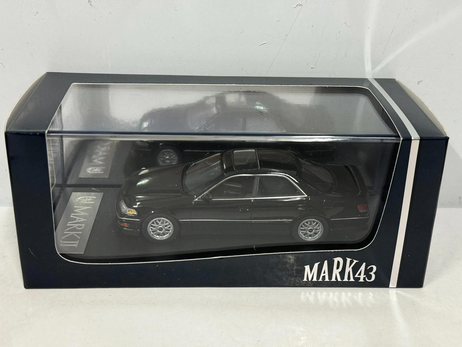 

Flaws Diecast Mark43 1/43 Scale Toyota MK2 Tourer V (JZX100) Black Car Model Collectible Toy Gift Souvenir Display Ornament