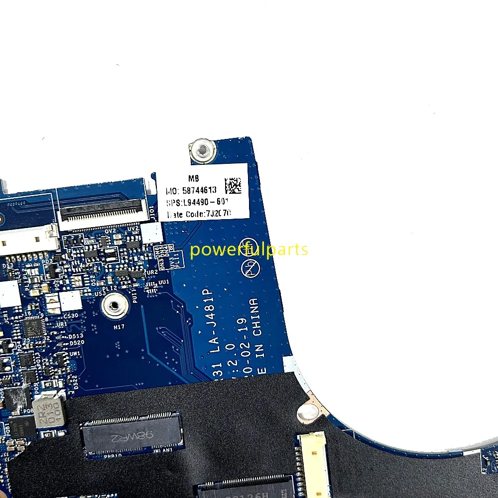 Imagem -04 - Placa-mãe para hp Envy X360 13-ay Gpr31 La-j481p L94490601 L94492-601 r3 r5 r7 Cpu 8g Ram Funcionando Bem