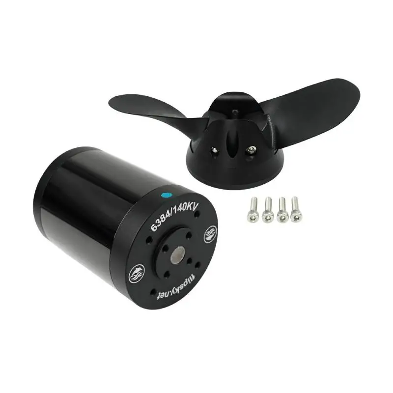 Flipsky Wasserdichter Bürstenloser DC 6384 Motor 140kv 4400w für Surfbretter, Boote und Unterwasserantriebe |   Hydro |   Efoil