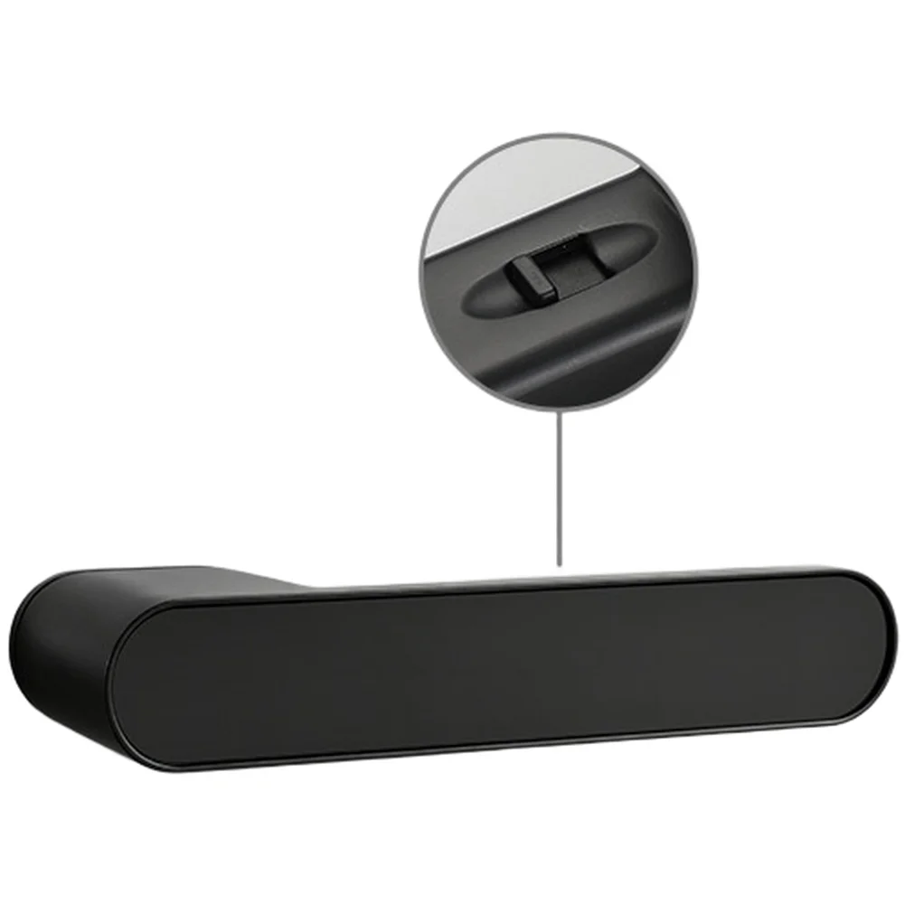 Minimalist Design Magnetic Door Lock for Bedroom Office or Storage Cabinet Doors Featuring Aluminum Alloy Body and Internal Lock
