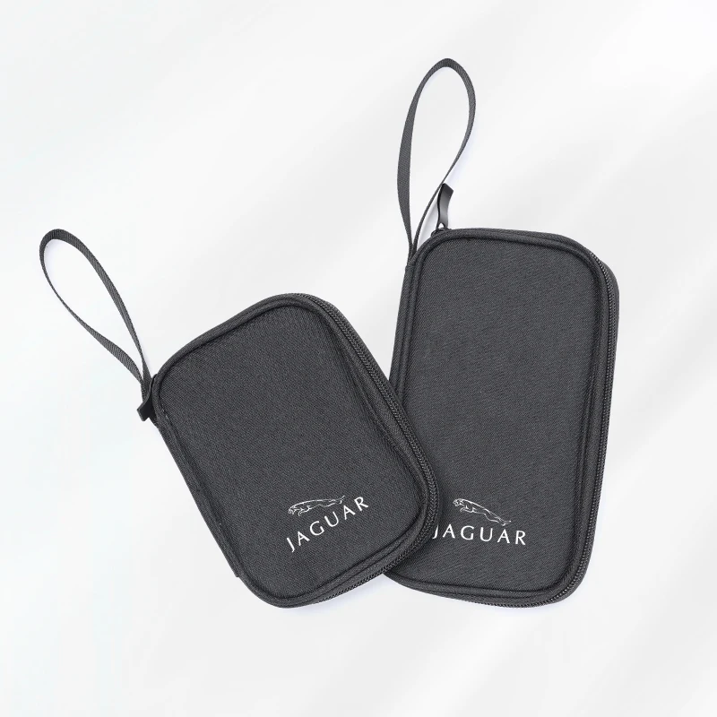 Charger Data Cable USB Zipper Storage Bag Accessories For Jaguar XE XF XJ F-Type F-Pace XKR XEL XFL S F XK XJL XJ6 XJS E-Pace