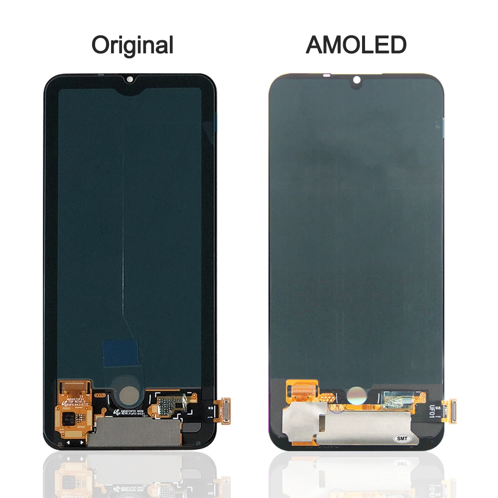 AMOLED For Xiaomi Mi 10 Lite 5G LCD Display Touch Screen Replacement With Fingerprint,For Xiaomi10lite M2002J9G M2002J9S Display