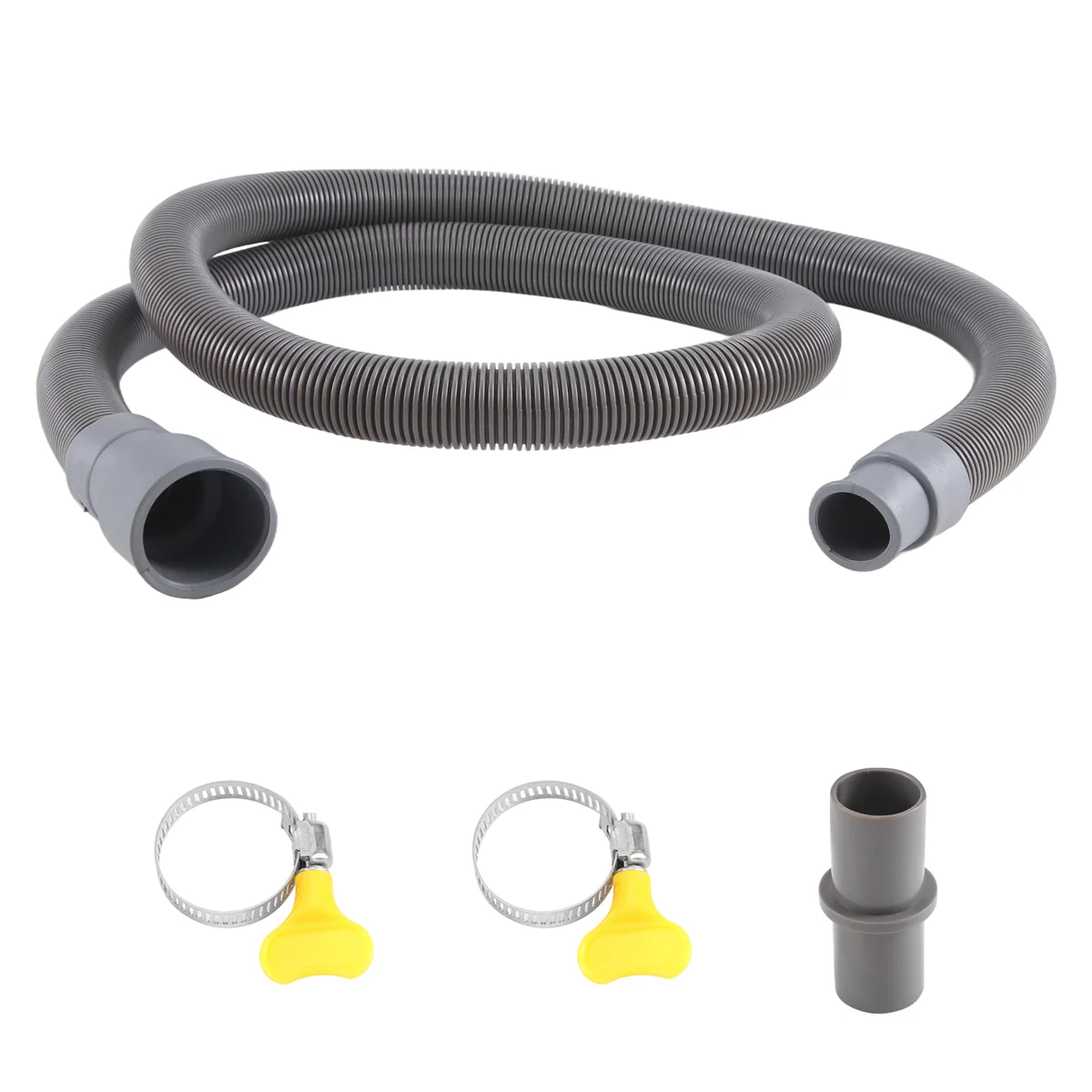 Raccordi per tubi di scarico per tubi di scarico per lavatrice a tamburo automatico, 1,5 metri