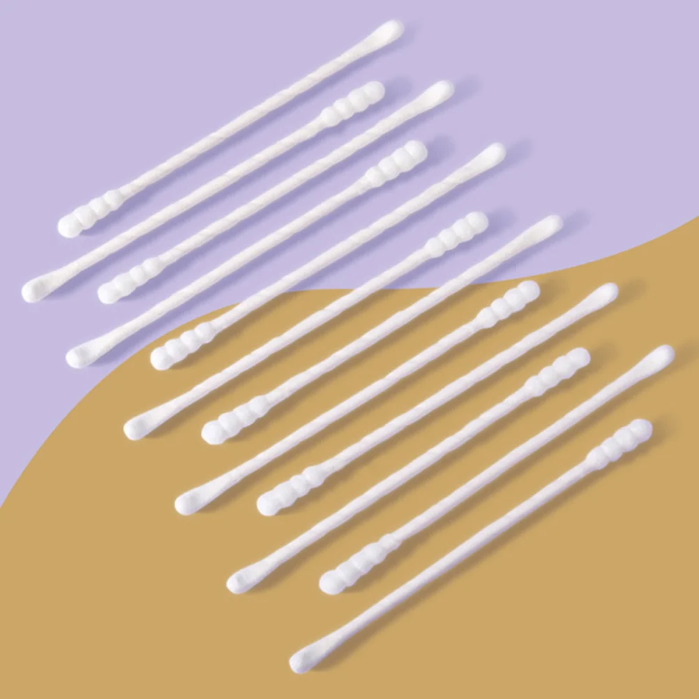 2 Boxes Cotton Swab Cleaning Sticks Swabs Baby Multifunction Double-headed