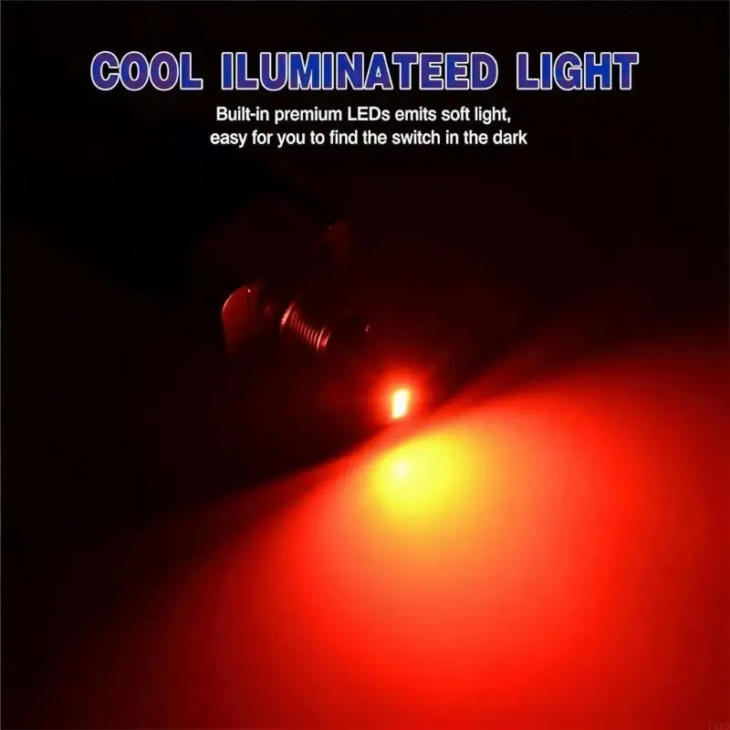 

LED Illuminated Rocker Switches Waterproof & Strong Controller for Vehicle Electrical Control Supports 30A Heavy Duty