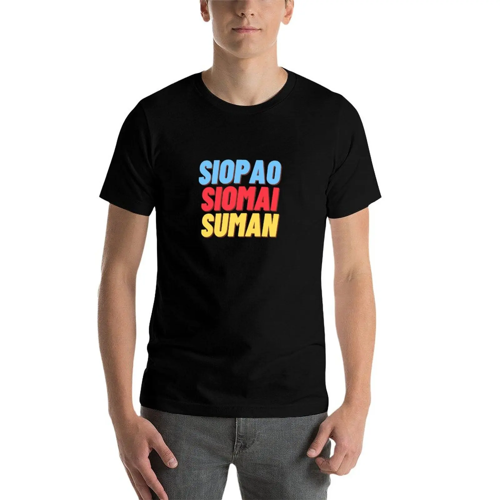 

SIOPAO SIOMAI SUMAN T-Shirt man graphic t shirt t shirts cotton 100% man t shirts graphic T-Shirt