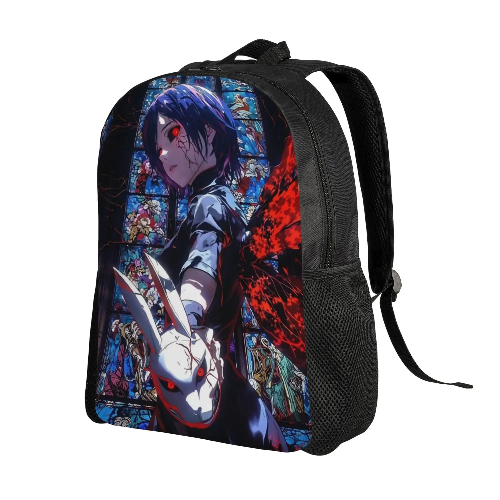 Fashion Halloween Tokyo Ghoul Kaneki Backpacks Its Bag  mochila Hiking Sturdy Shoulder Rucksack