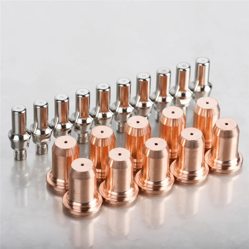 FYBL-20PCS IPT-60 PT-60 IPT-40 PT40 Eletrodo 52582 Bico 51313P Fit Plasma Cutter Tocha Consumíveis, Bico