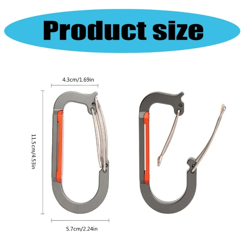 تعادل سريع معدات تسلق الصخور في صخور الصخور شاقية تسلق الكارابينر مقطع سريع معلق أداة رف دائمة