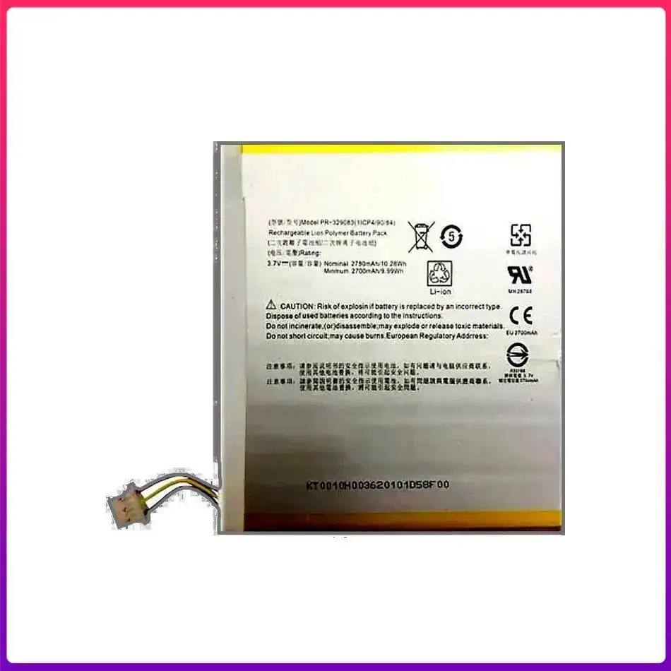 2700mAh PR-329083 For Acer Iconia One 7 B1-770 Safe And Reliable High-Performance Tablet Battery