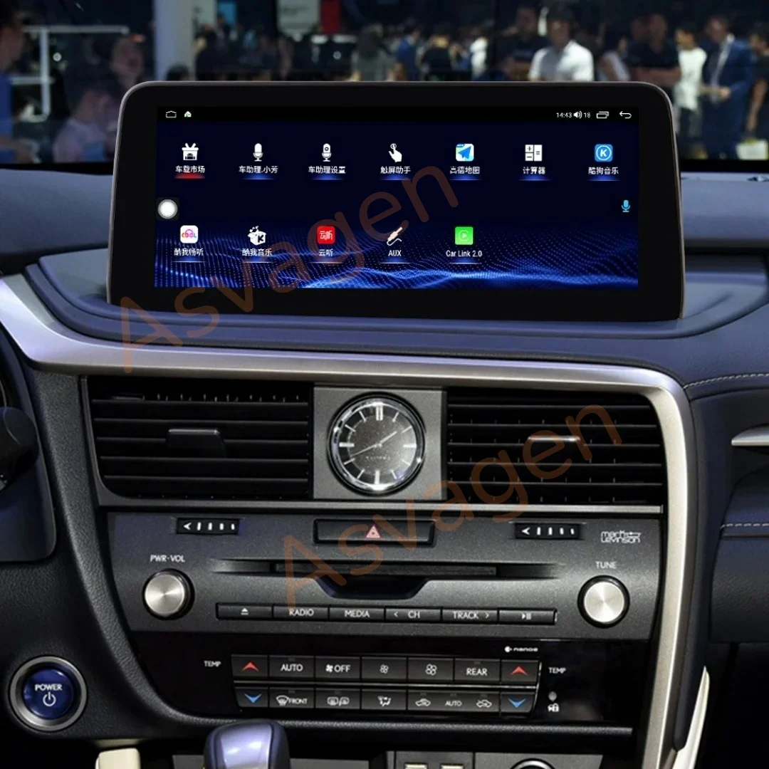 Linux Car stereo CarPlay FOR Lexus RX RX200 RX270 RX300 RX350 RX400h RX450h 2009-2021 Car Radio GPS navi player HD touch screen