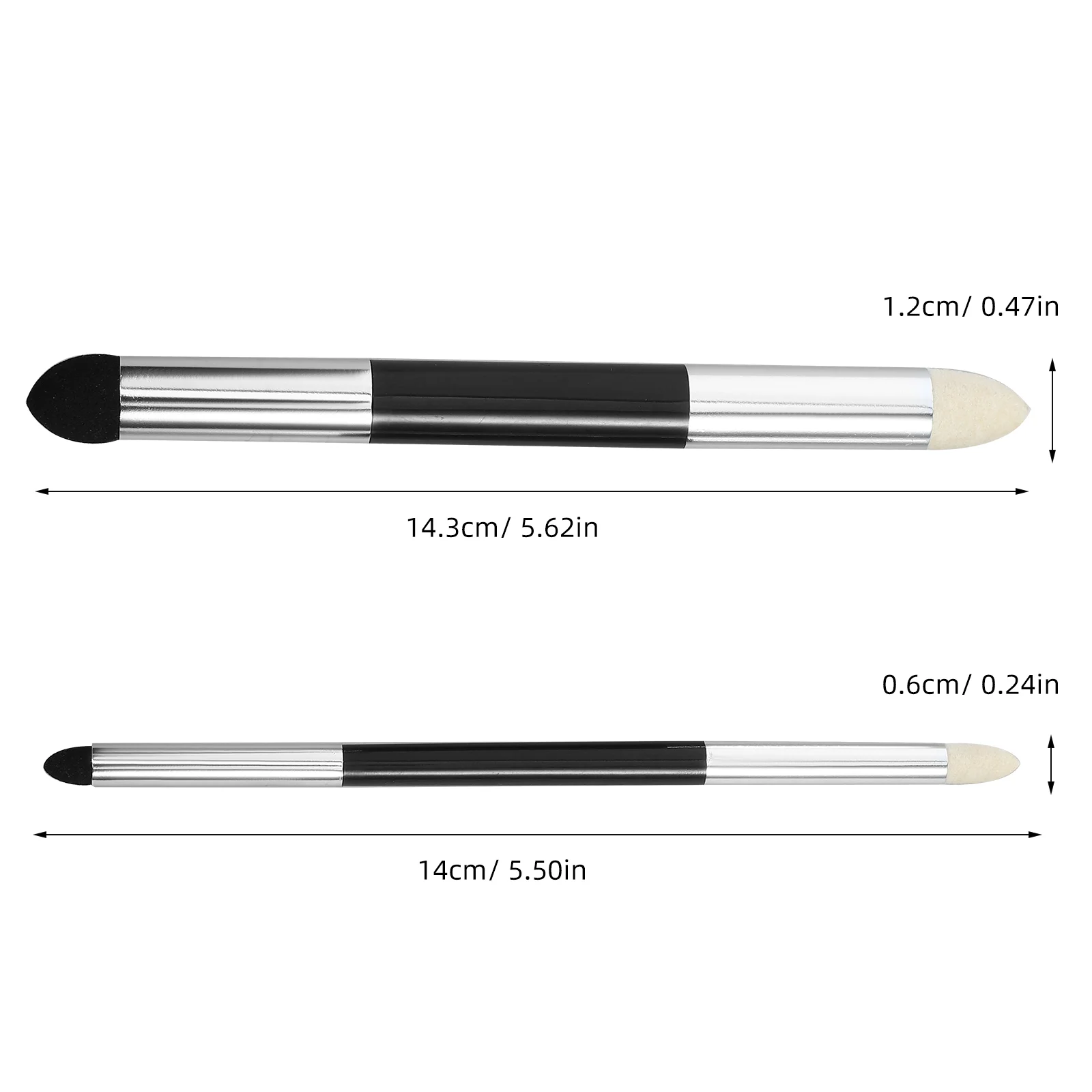 Mélangeurs de stylos effaçables, outils d'esquisse, essuie-glace d'artiste, dessin au charbon de bois, utilisation 03, 2 pièces