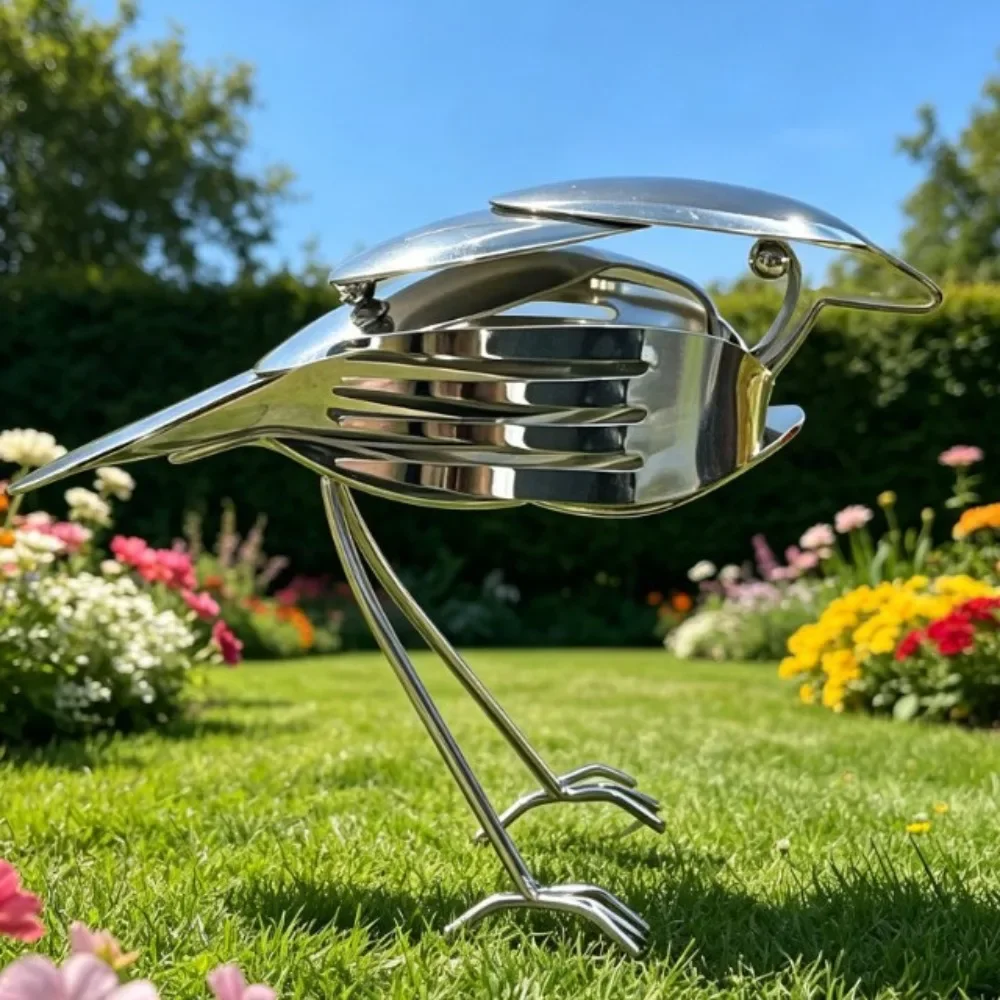 New Scrap Metal Art Sculpture Robin Metal Art Sculpture Home Decor Home Decoration Accessories