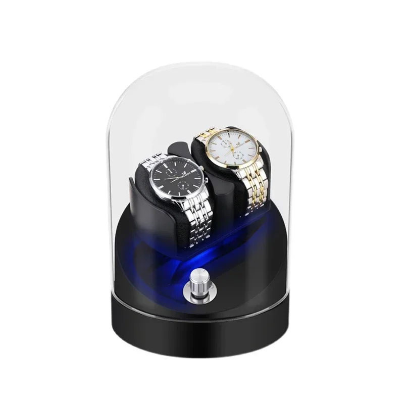 Personalized custom logo Watch Winder Storage Display Watch Case Motor Mute Automatic Mechanical Meter Upper Chain watch box OEM