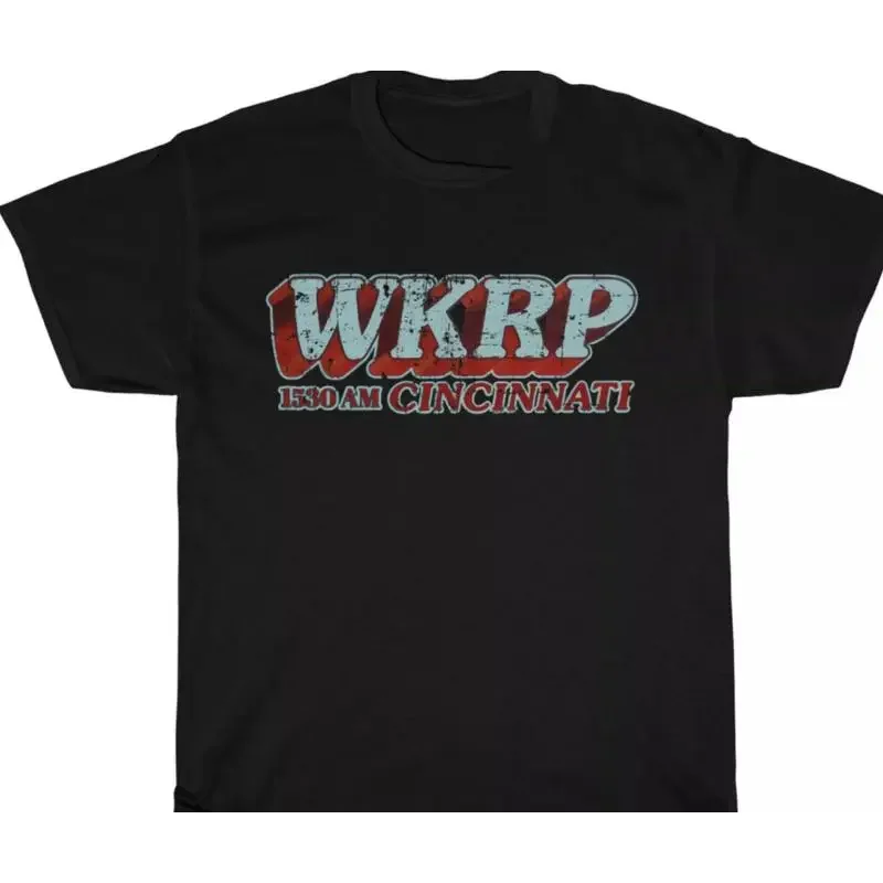 T-shirt rétro Wkrp In Cincinnati style vintage délavé des années 90, taille S à 5XL