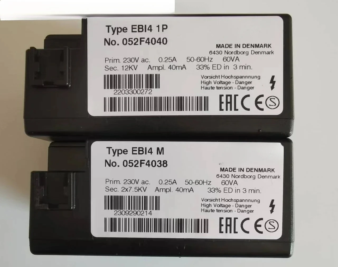 

Импортный трансформатор EBI4 1p 052F4040, однополюсный 052F4038, двухполюсный выход