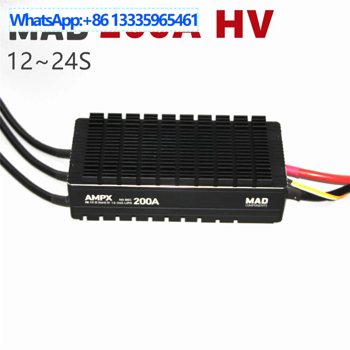 

Multi-axis multi-rotor disc motor motor motor special high voltage version brushless ESC MAD AMPX 200A 12~ 24S