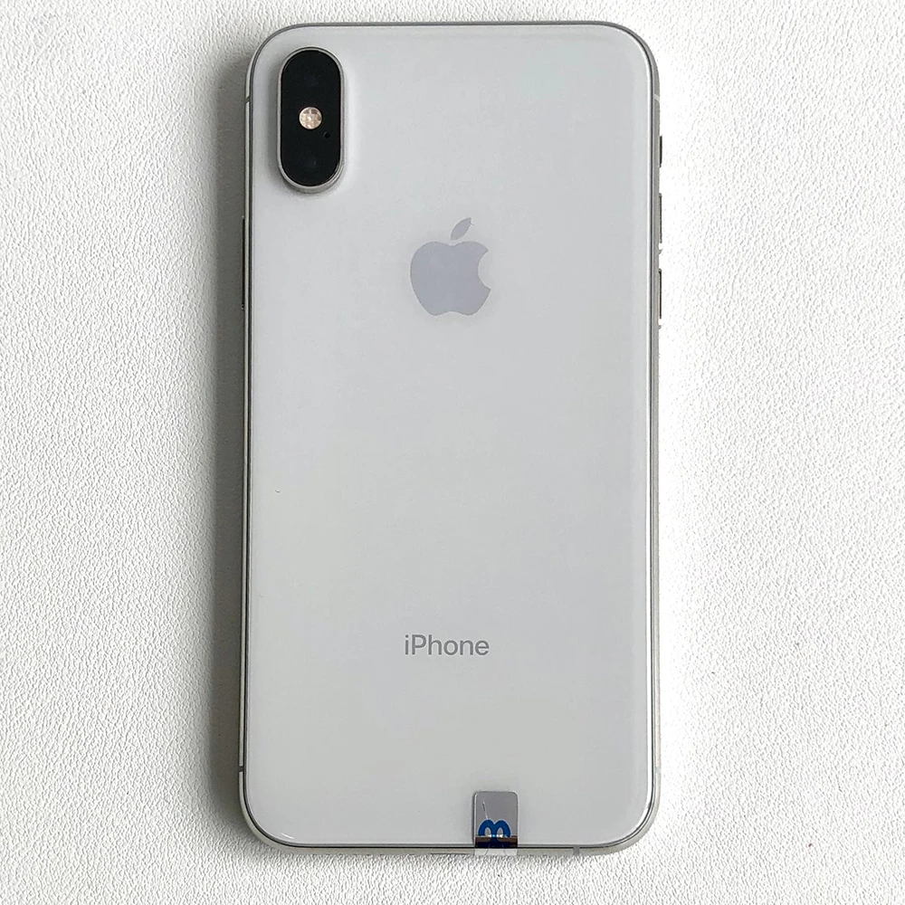 هاتف Apple iPhone XS المحمول الأصلي بشاشة 5.8 بوصة وذاكرة وصول عشوائي 4 جيجابايت وذاكرة قراءة فقط 64 جيجابايت/256 جيجابايت A12 بيونيك 4G LTE هاتف محمول غير مقفول معرف الوجه يعمل