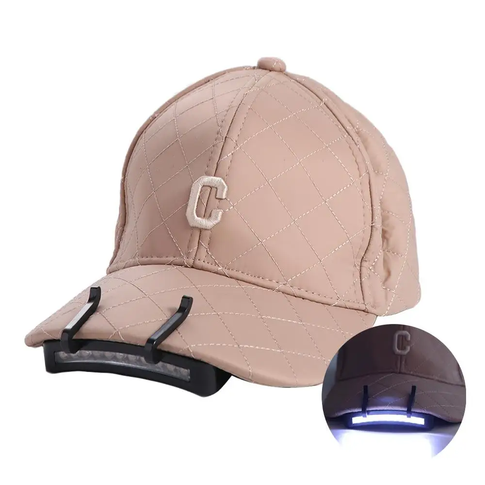 Casquette de baseball ultra lumineuse à 11LED avec pince, lumière avant légère, lampe de sauna, chapeau de randonnée et de camping