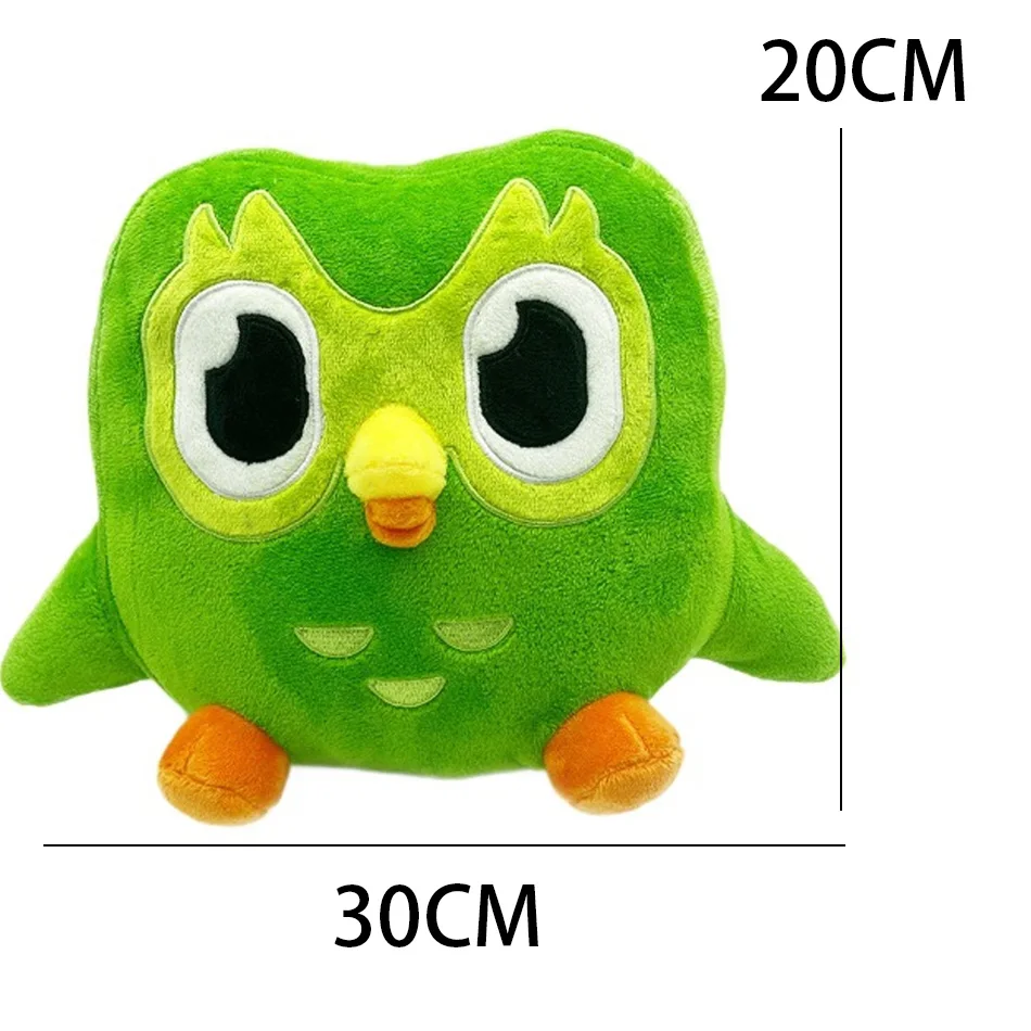20CM Niedliches Grünes Duo Plüschtier von Duo Die Eule Cartoon Anime Plüschspielzeug Weiches Stofftier Plüschpuppen Kindergeburtstags-Geschenke