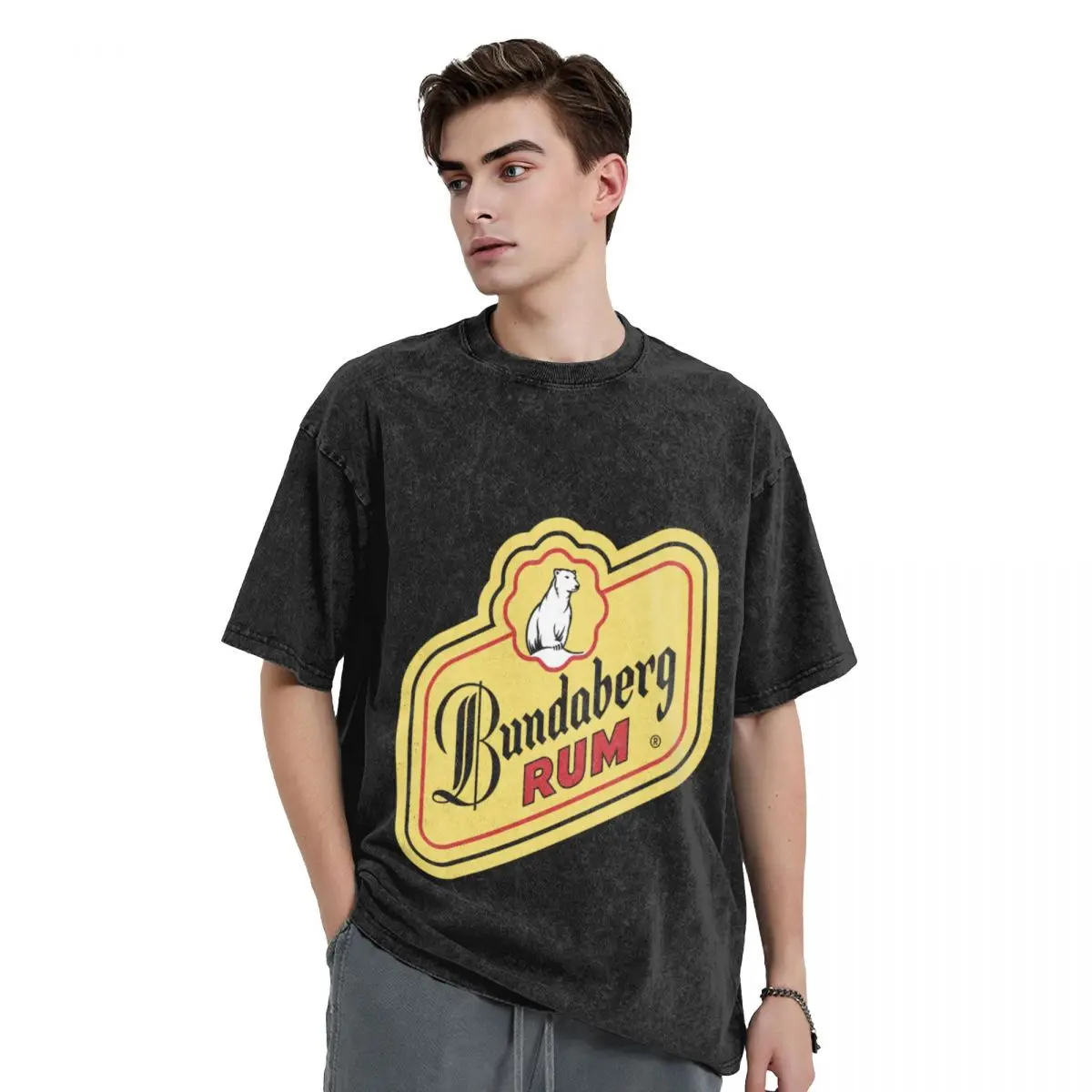 Bundaberg Rum Logo T-Shirt kawaii clothes boys whites blanks Short sleeve tee t shirts for men cotton