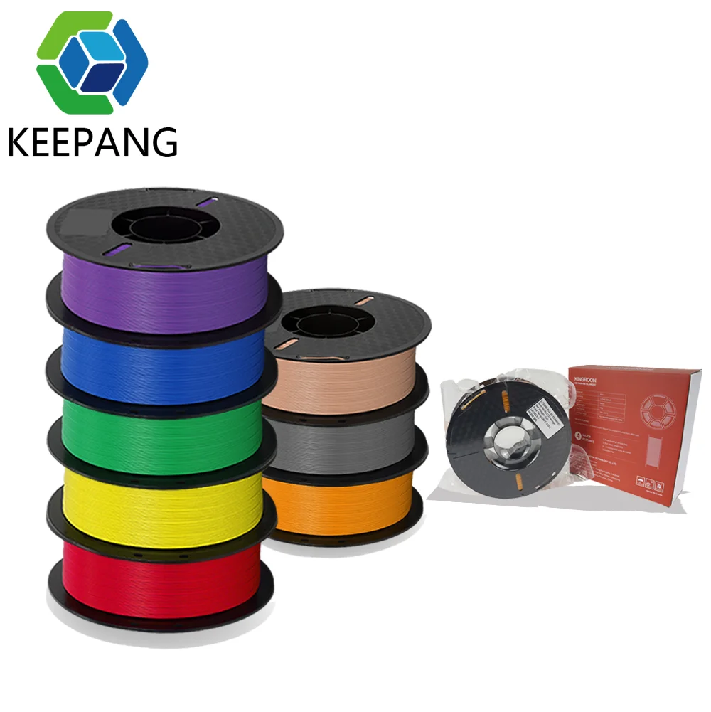 KEEPANG 3D Printer Filament 1.75mm 2.2LBS(1KG)/Spool Dimensional Accuracy +/- 0.03mm Low Shrinkage 3D Printing Material