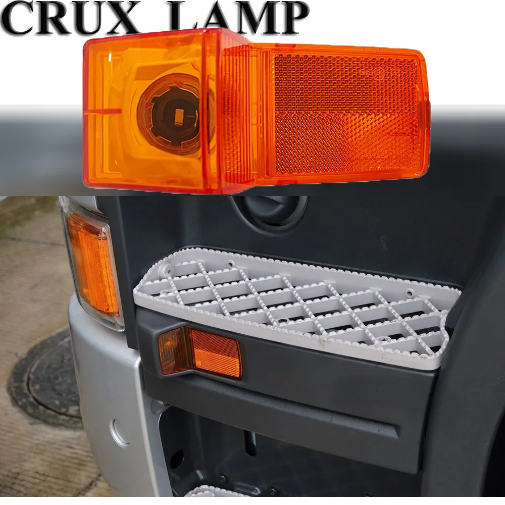 

1 шт, боковые габаритные огни 24 В для SCANIA P G R T SERIES, желтая боковая лампа 1770301 1722531