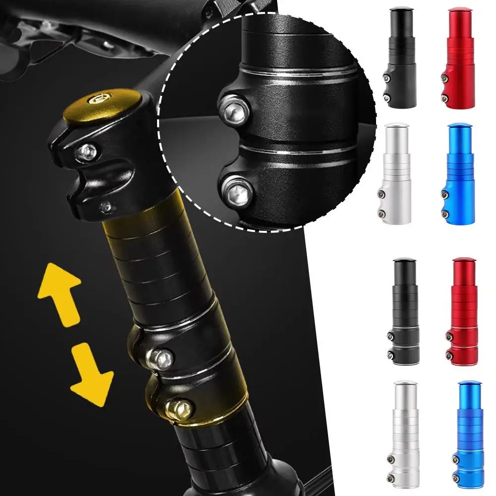 Bicycle Heightener Aluminum Alloy Adjustable Handlebar Mountain Road Accessories Riser Cycling Bikes Adaptor I3Q8