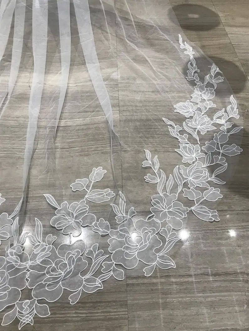 elegant-large-flower-veil-1-tier-long-veil-bridal-very-soft-tulle-wedding-cathedral-veil-accept-customized-length