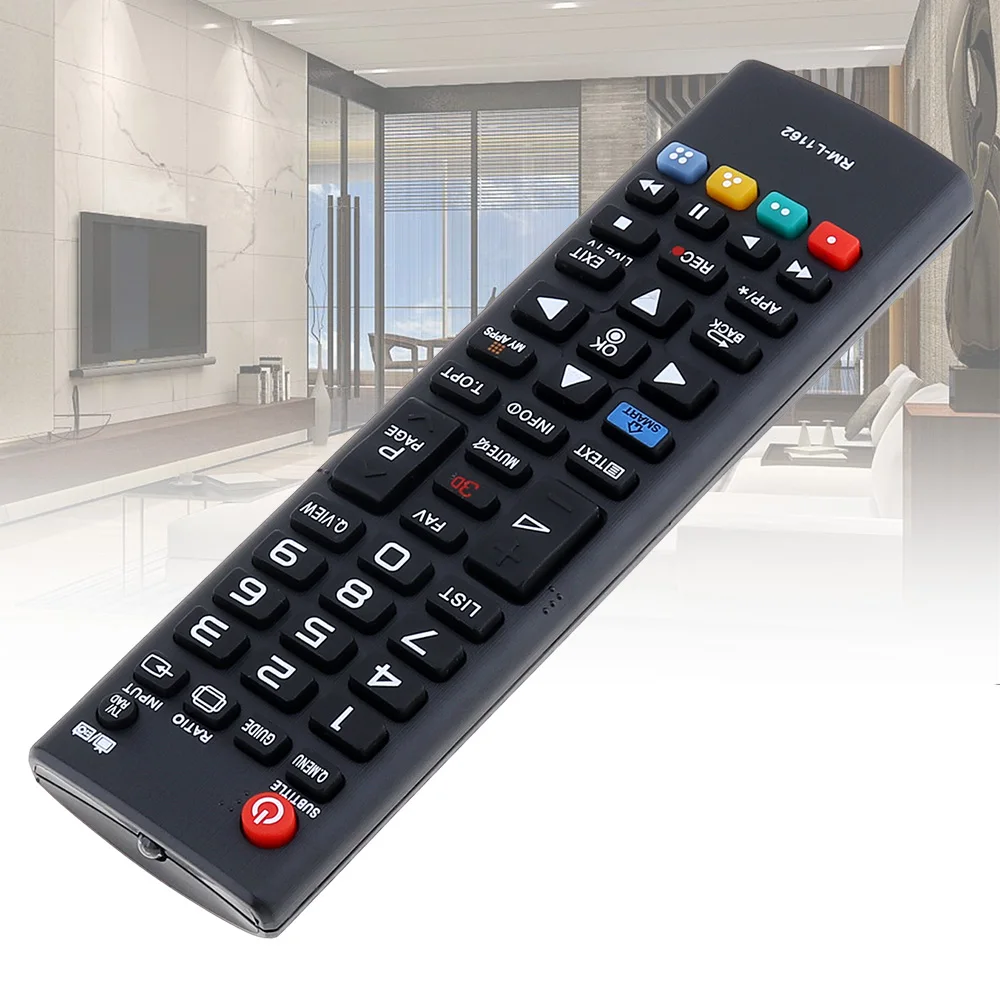 RM-L1162 Remote Control TV Nirkabel Cerdas Mendukung 2 x Baterai AAA untuk AKB 73715610   TV LED AKB7447 AKB7397 528 560