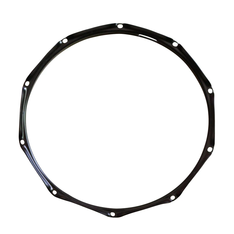 Black Color 14inch 6hole 10 Hole Iron Snare Drum Rim Drum Hoop up and Down Drum Hoop