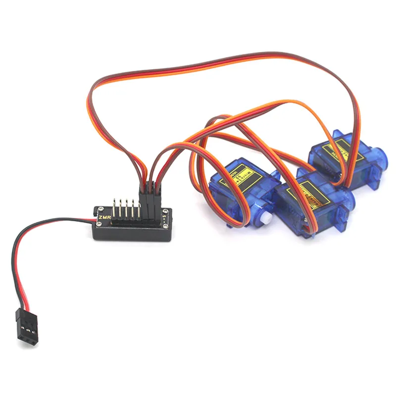 Ligne de signal de moyeu réglable électriquement, modèle d'avion, servo 8 en 1, course d'accélérateur parallèle, étalonnage synthétique, quatre axes