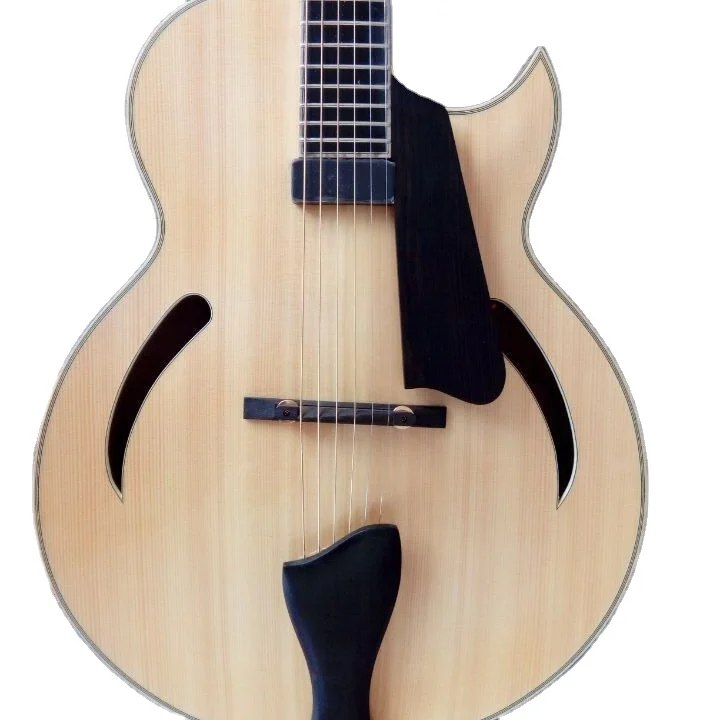 

Yunzhi Single Cutaway Maple Handmade Jazz Guitar Customizable Maple Jazz Acoustic Electric Guitar Instruments Musical