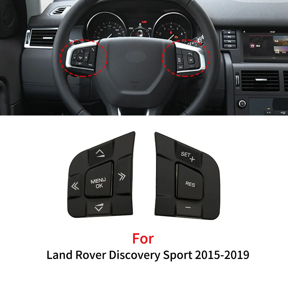 Car Steering Wheel Multi-Function Switch Button Accessories  For Land Rover Discovery Sport Jaguar XE XF 15-19 LR095540