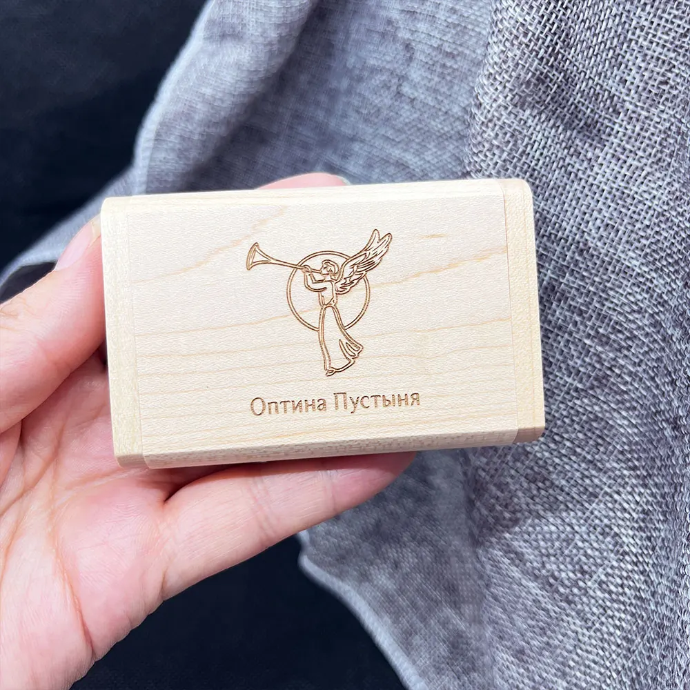 50PCS/LOT USB 2.0 Flash Drive 128GB 4G 2G Wooden Box Pen Drive 64GB High Speed USB Stick 32GB Drifting Bottle U Disk 16GB 8GB