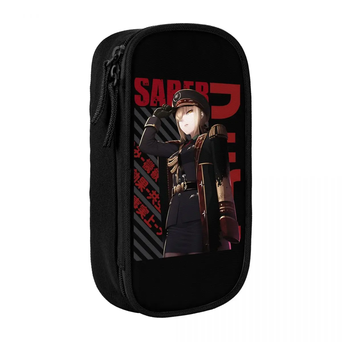 

Новые пеналы Fate Stay Night Saber Alter, пеналы в стиле аниме, ручка для девочек и мальчиков, большая сумка для хранения, офисные канцелярские принадлежности на молнии