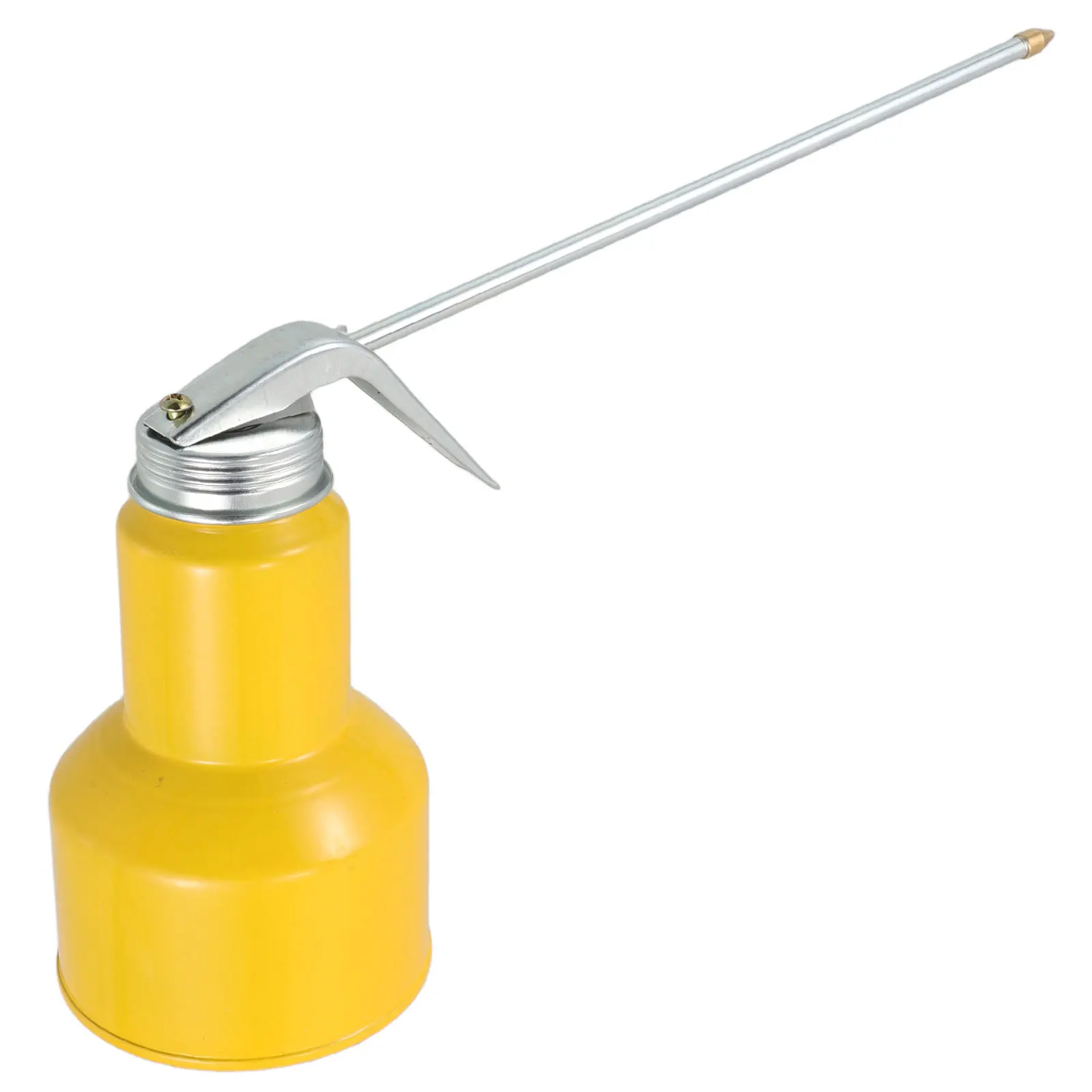 

Metal Oil Can Long Spout Manual Pump Oil Dispenser Portable Fuel Transfer Extractor for Home Outdoor Maintenance